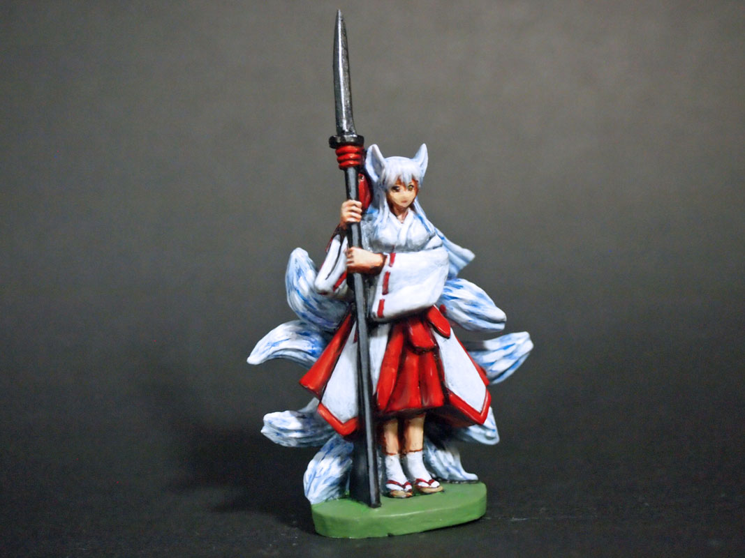 Aurora Model Miniatures fe38 figure miko 巫女　九尾
